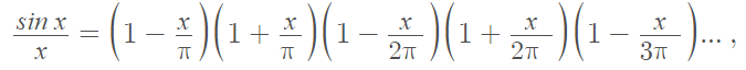 euler's infinite product