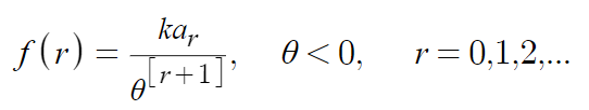 factorial distribution