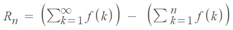 how to find the sum of a series with the integral test