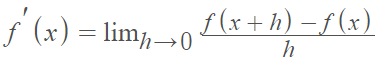 ordinary derivative