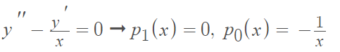regular singular point example