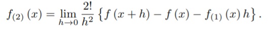 second peano derivative