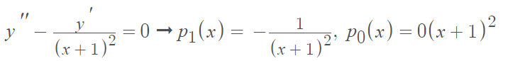 example of a regular singular point