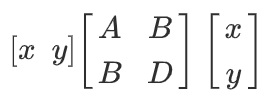 symmetric matrix representing the homogeneous polynomial