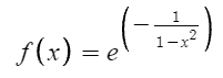 a simple bump function