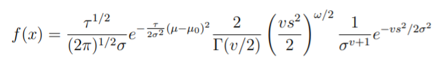 gamma-normal distribution