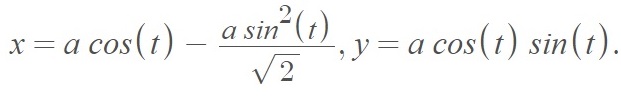 parametric equations fish curve