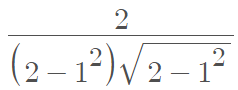 Insert the x-value (from the question) into the equation for the first derivative (from Step 2)