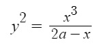 cissoid of diocles equation