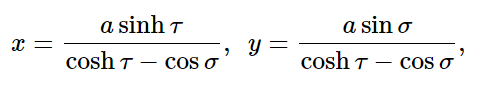 equation for bipolar coordinate