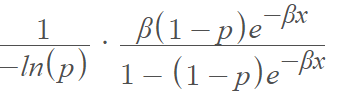 pdf exponential logarithm formula