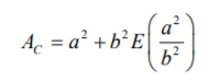 elliptic integral for area