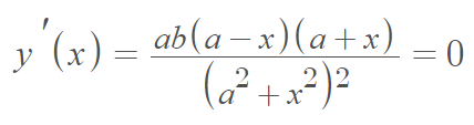 first derivative serpentine