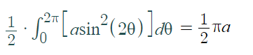 area with integral