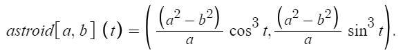 astroid parametric equations