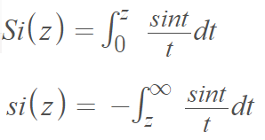 complex sine integral