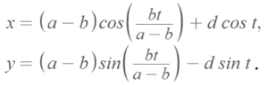 parametric equations hypocycloid