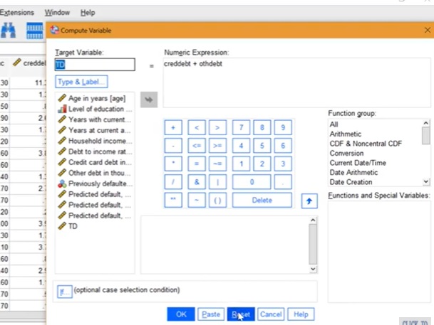 spss compute variable