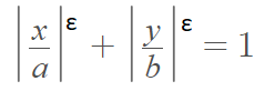 supercircle formula