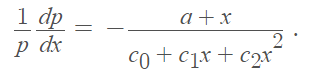 Hansmann’s Distributions - equation from which they are derived