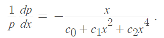 Hansmann’s Distributions - derived equation becomes another equation