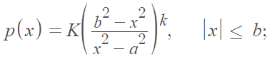 Hansmann’s Distributions - essential correction to probability density functions by Pawula & Rice reveals how these equations can be used when studying varying events equation 1