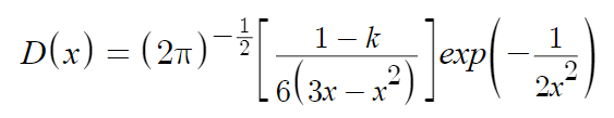 gram-charlier distribution pdf two term