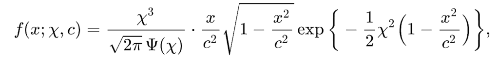 argus distribution pdf equation
