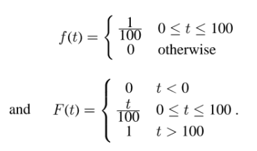de moivre distribution example