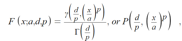 generalized gamma cdf