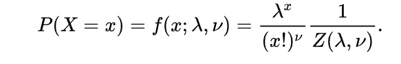 conway-maxwell-poisson distribution