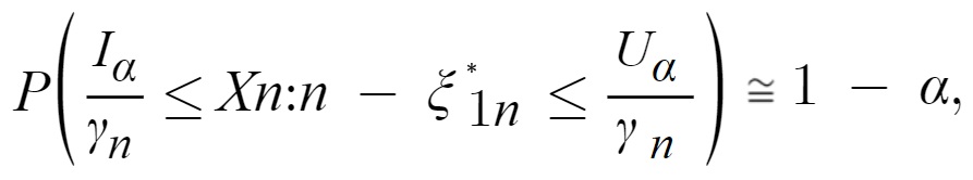 exponential-type classification formula