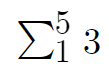 summation notation example 2