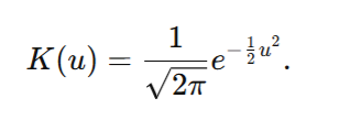 gaussian kernel function